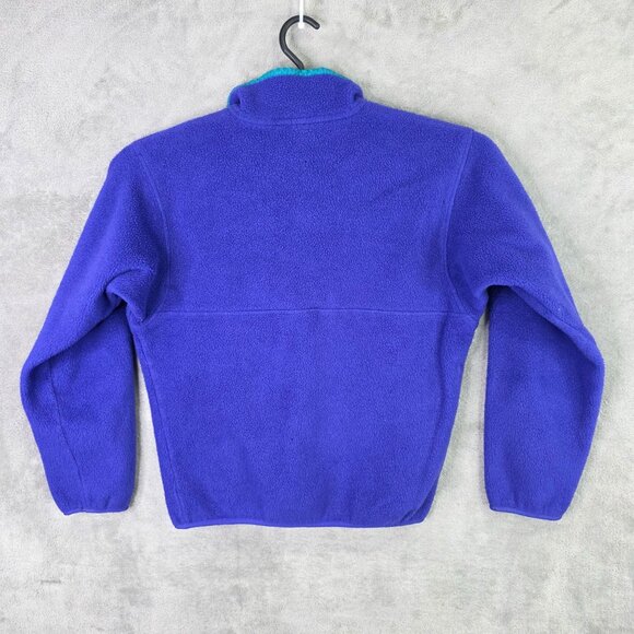 Womens Vintage Patagonia Purple Synchilla Snap-T Fleece Pullover Polyester M - Picture 4 of 8